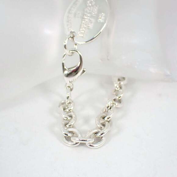 TIFFANY Authentic Silver Charm Bracelet - Picture 4 of 8